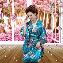 和服 日本改良版和服純欲復古清新淡雅可愛少女櫻花祭夏日祭四件套浴衣-特價 歷史價格詳細信息