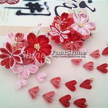 藝妓頭飾和風頭飾日式布花/新娘頭飾設計 獨家手工和風髮飾 浴衣/和服造型頭飾現貨原創 和風小邊夾 櫻花【E-259】 歷史價格詳細信息