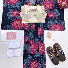 01 和服清倉日本和服浴衣 全棉腰部折疊  正統穿法 多花色 歷史價格詳細信息