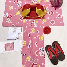 日本和服浴衣夏日祭神明少女祈願兔改良和服和風復古粉色連衣裙 歷史價格詳細信息