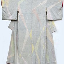 手工縫製-日本和服單衣-米黃色小紋 JB-Y-082 歷史價格詳細信息