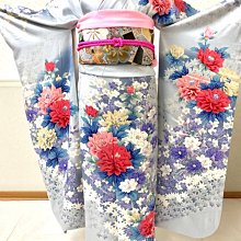 日本和服單衣-桔紅色格子紋柄-羊毛 JB-R-330 歷史價格詳細信息