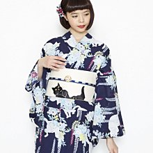 05 YUKATA 日本正裝和服 夏季浴衣 水草金魚傳統款160長度 歷史價格詳細信息