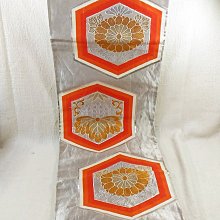 日本正絹橘地五彩繩結紋六通袋帶   全長約416 寬31cm 歷史價格詳細信息