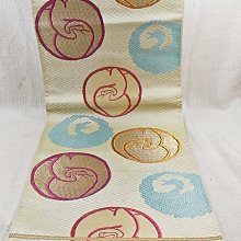 日本正絹橘地五彩繩結紋六通袋帶   全長約416 寬31cm 歷史價格詳細信息