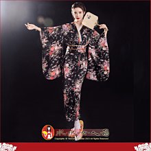 熱賣爆款！日式綢緞和服浴衣睡袍，復古印花，東瀛和服風，少女寫真舞台表演必備-孔雀(紅) -水水女人國 歷史價格詳細信息