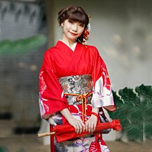 和服 日本改良版和服純欲復古清新淡雅可愛少女櫻花祭夏日祭四件套浴衣-特價 歷史價格詳細信息
