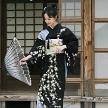 09日式文藝復古少女橙色旅拍寫真改良和服美拍 歷史價格詳細信息