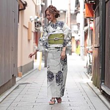 日本和服-格子車輪柄小紋-袷(あわせ) JA-F-443 歷史價格詳細信息