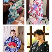 02日本和服浴衣女傳統時尚純棉質地日本旅遊寫真和浴衣 歷史價格詳細信息