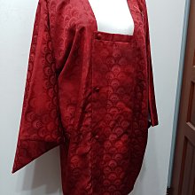 日本和服暗棗紅色超美普普風緹花泡泡布質感羽織外套零尺碼 歷史價格詳細信息