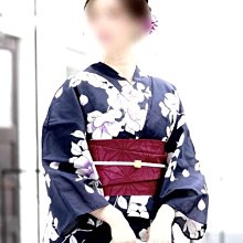A 日本yukata全棉竹節格 浴衣和服單品 復古摩登系 暈染雨傘 歷史價格詳細信息