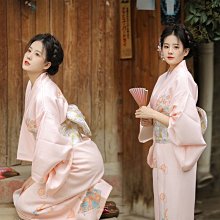 和服女正裝傳統復古粉色改良中國風神明少女日系寫真外景拍照 歷史價格詳細信息