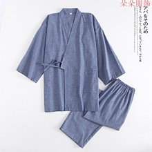 和服睡衣 日式睡衣 日系條紋短袖短褲男士莫代爾棉睡衣夏季薄款寬松圓領套頭家居服男 歷史價格詳細信息