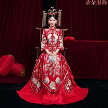 2021新款中式秀禾頭飾新娘古裝婚禮造液花結婚髮飾套裝流蘇配飾品 歷史價格詳細信息