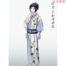 刀劍亂舞cosplay 大和守安定戰鬥 假發木屐打刀動漫 裝漫展BY828 歷史價格詳細信息