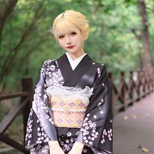 12和風夏季粉紅色櫻花和服改良版日本傳統外穿和服抗皺免熨 歷史價格詳細信息