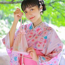 日本女士和服浴衣櫻花仙鶴振袖和服聚酯纖維印花復古旅拍服飾 歷史價格詳細信息