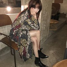 中創日臻春裝2024女裙子設計感寬鬆抽襯衫裙 小眾輕熟氣質連衣裙 歷史價格詳細信息