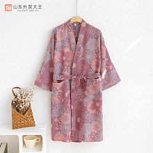 和服睡衣 日式睡衣 日系春秋睡裙睡袍女夏季薄款純棉系帶和服男士大碼浴袍睡衣汗蒸服 歷史價格詳細信息