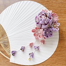 日系和風縐布髮飾和服漢服頭飾寫真 歷史價格詳細信息