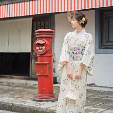 日式和服 和服配件 月下和服 橘粉仙鶴 女款日本和服浴衣 溫柔文藝復古日系改良和服 歷史價格詳細信息