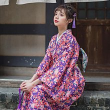 和服 日本和服浴衣日系少女傳統款式純棉旅游寫真日式美容日料店送腰帶-特價 歷史價格詳細信息