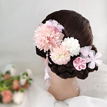 日式和服 和服配件 日本和服和風頭飾日式結婚典禮成人儀式精美手工振袖頭飾不退換 歷史價格詳細信息