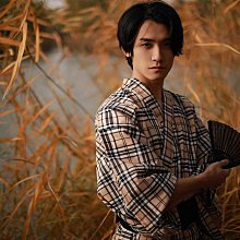 日本傳統和服男士浴衣浴袍睡衣家居服cos寫真服裝棉麻透氣黑白條  露天市集  全台最大的網路購物市集 歷史價格詳細信息