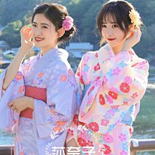 神明少女和服寫真女溫柔日式和風藍色中國風影樓主題拍照服裝 優質版 神明少女和服 日本 和服  古早和服女正裝古早日本改良 歷史價格詳細信息