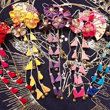 日系和風縐布髮飾和服漢服頭飾寫真 歷史價格詳細信息