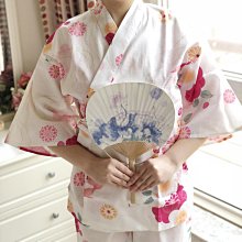 和服睡衣 日式睡衣 純棉竹節棉 日本原單甚平女寶寶和服套裝家居服演出汗蒸淺紫櫻花 歷史價格詳細信息