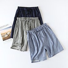 夏季男孩薄款短褲純棉日系細條紋家居褲休閒海五分褲男寶寶內搭褲 歷史價格詳細信息