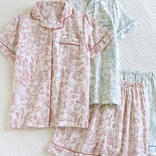 睡衣 夏季薄款純棉短袖女士睡衣加肥加大碼夏天胖MM200斤家居服套裝 夏季 -促銷 歷史價格詳細信息