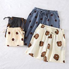 夏季男孩薄款短褲純棉日系細條紋家居褲休閒海五分褲男寶寶內搭褲 歷史價格詳細信息