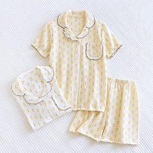 睡衣 夏季薄款純棉短袖女士睡衣加肥加大碼夏天胖MM200斤家居服套裝 夏季 -促銷 歷史價格詳細信息