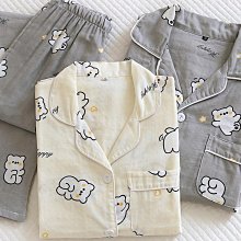 春秋情侶睡衣女純棉日系格子空氣棉秋冬薄款男棉服三層夾棉家居服 歷史價格詳細信息