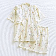 【熱賣精選】和服睡衣 日式睡衣 春夏薄款男女家居褲色織全棉收口雙層紗布純棉寬松居家褲情侶睡褲 歷史價格詳細信息