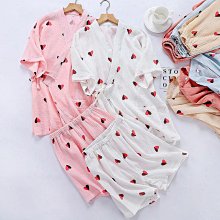 【熱賣精選】和服睡衣 日式睡衣 小清新薄款雙層紗布睡裙夏季短袖中裙女生可愛寬松長裙家居服睡衣 歷史價格詳細信息