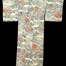 【茶】1-1454 日本和服 小紋 歷史價格詳細信息