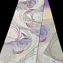 【茶】26-1102 日本和服腰帶 袋帶 金系 九百錦純金箔 歷史價格詳細信息