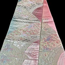 【茶】26-1102 日本和服腰帶 袋帶 金系 九百錦純金箔 歷史價格詳細信息