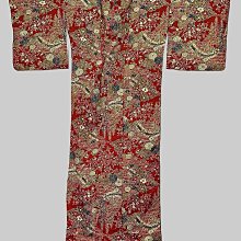 【茶】1-1454 日本和服 小紋 歷史價格詳細信息
