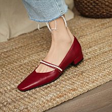 小碼女鞋 大碼女鞋大碼低跟單鞋女41一43淺口蝴蝶結方頭百搭粗跟女鞋春季日系小皮鞋 歷史價格詳細信息