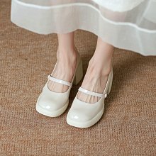 法式瑪麗珍鞋女2023新款春夏季仙女單鞋配裙子春秋小皮鞋厚底2024 歷史價格詳細信息