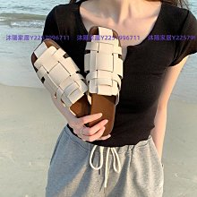 拖鞋外穿女夏季2024年學生一字水鑽涼拖超火平底室外半拖 歷史價格詳細信息