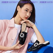 包頭半拖鞋女外穿真皮涼拖女粗跟方頭女穆勒鞋半托單鞋女無后跟-沐陽家居 歷史價格詳細信息