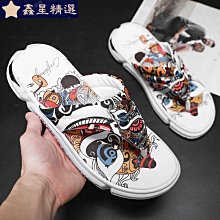 男士涼鞋ins潮夏季外穿運動兩用開車涼拖防滑越南包頭洞洞沙灘鞋 歷史價格詳細信息