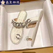 水鑽拖鞋女外穿夏季新款時尚平底夾腳人字拖舒適沙灘鞋防滑涼拖鞋 歷史價格詳細信息
