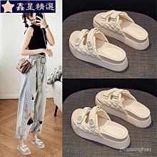 厚底沙灘鞋 新款網紅拖鞋女夏時尚外穿涼拖百搭松糕防滑一字拖厚底沙灘鞋XDY超夯 正品 活動 優惠 歷史價格詳細信息
